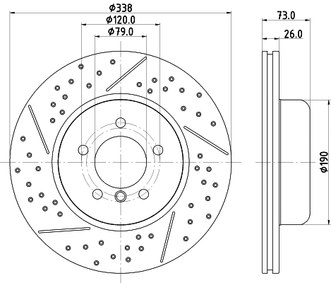 Brake Disc (8DD 355 133-581)