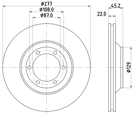Brake Disc (8DD 355 113-041)