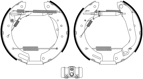 Brake Shoe Set (8DB 355 022-651)