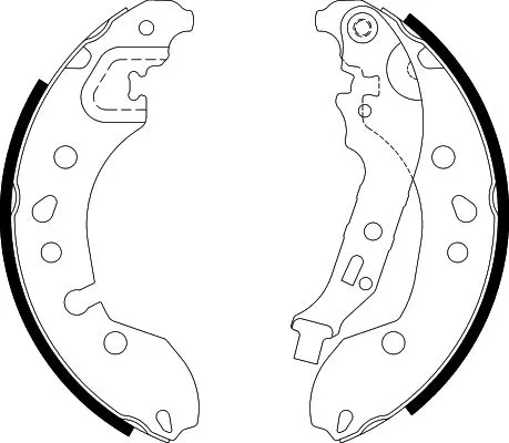 Brake Shoe Set (8DB 355 022-181)
