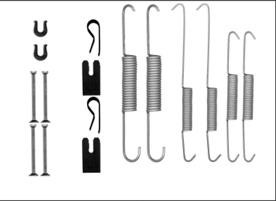 Accessory Kit, brake shoes (8DZ 355 206-031)