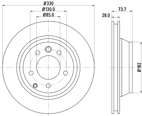 Brake Disc (8DD 355 123-691)