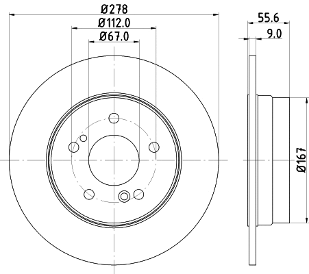Brake Disc (8DD 355 101-011)