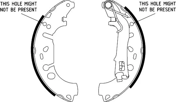 Brake Shoe Set (8DB 355 002-971)
