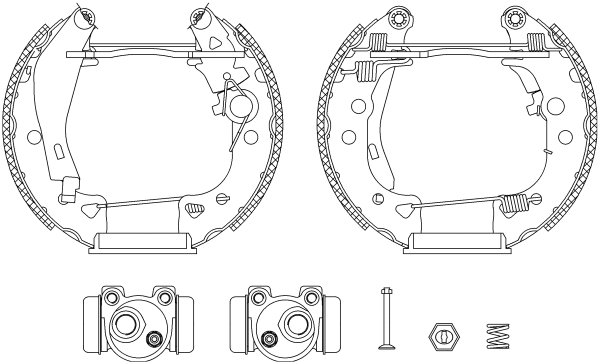 Brake Shoe Set (8DB 355 003-611)