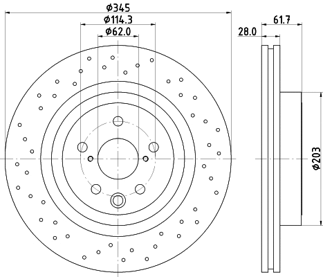 Brake Disc (8DD 355 116-511)
