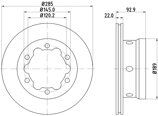 Brake Disc (8DD 355 105-811)