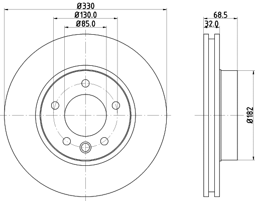Brake Disc (8DD 355 109-742)