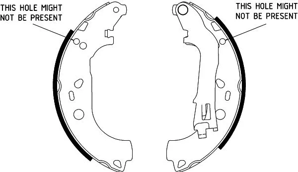 Brake Shoe Set (8DB 355 002-781)