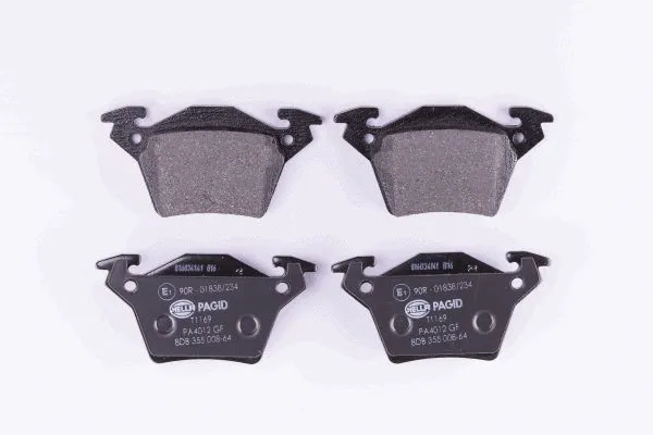 Brake Pad Set, disc brake (8DB 355 008-641)
