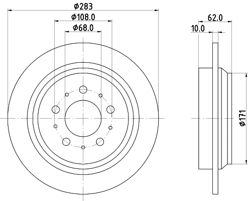 Brake Disc (8DD 355 126-042)
