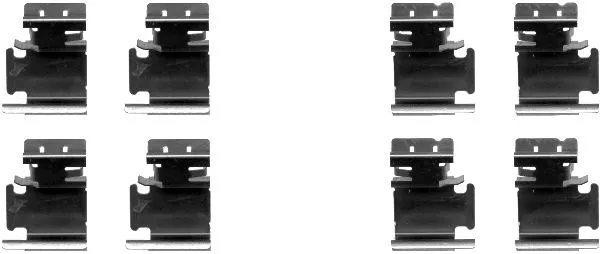 Accessory Kit, disc brake pad (8DZ 355 203-061)
