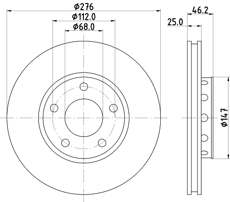 Brake Disc (8DD 355 101-361)