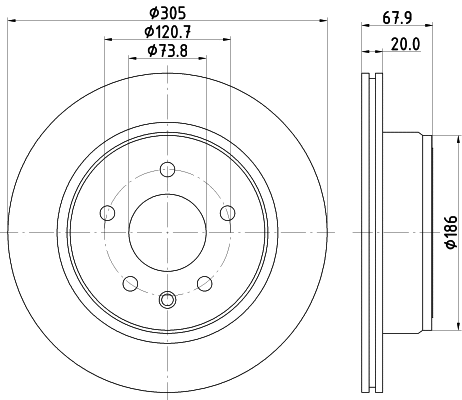 Brake Disc (8DD 355 112-041)