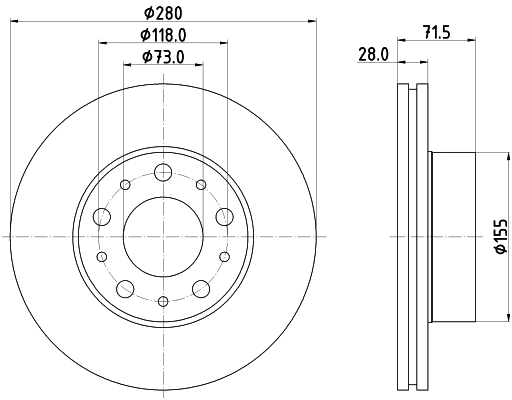 Brake Disc (8DD 355 125-421)