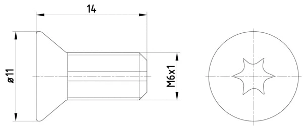 Bolt, brake disc (8DZ 355 209-121)