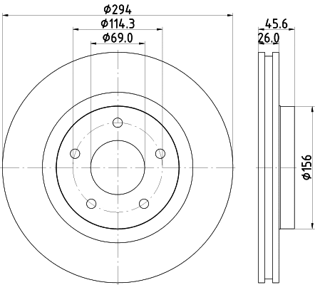 Brake Disc (8DD 355 115-911)