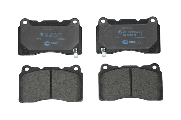 Brake Pad Set, disc brake (8DB 355 039-151)