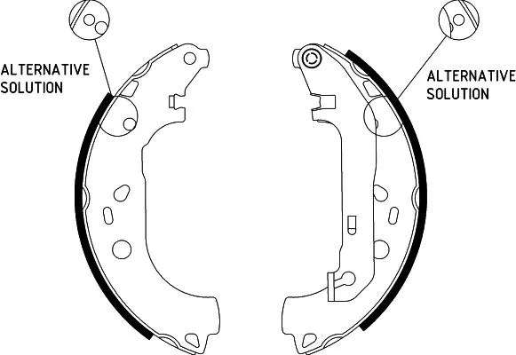 Brake Shoe Set (8DB 355 002-921)