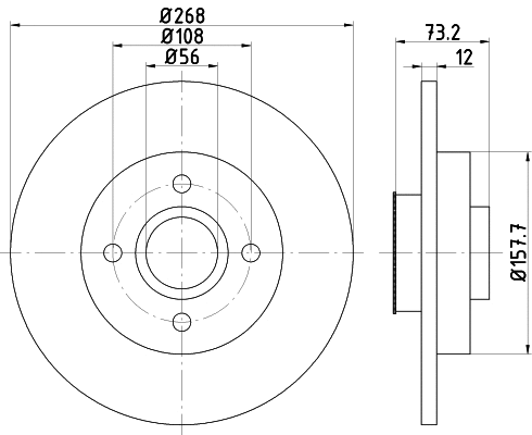 Brake Disc (8DD 355 123-261)
