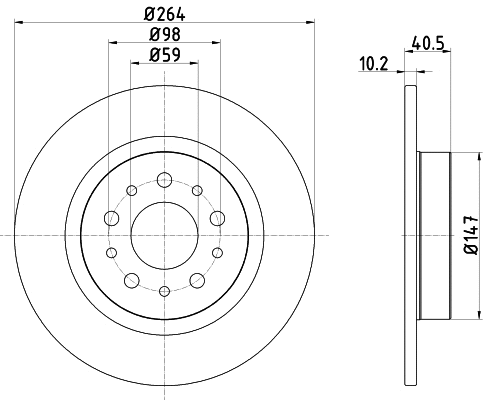 Brake Disc (8DD 355 120-931)