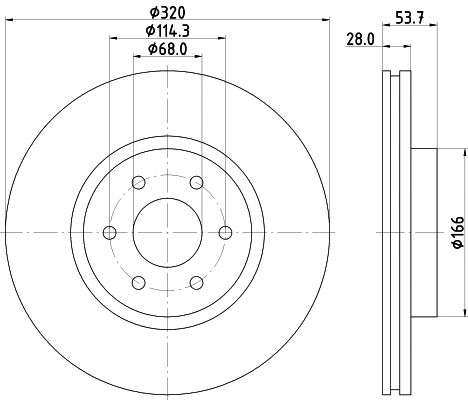 Brake Disc (8DD 355 131-401)