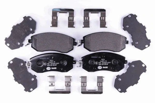 Brake Pad Set, disc brake (8DB 355 020-891)