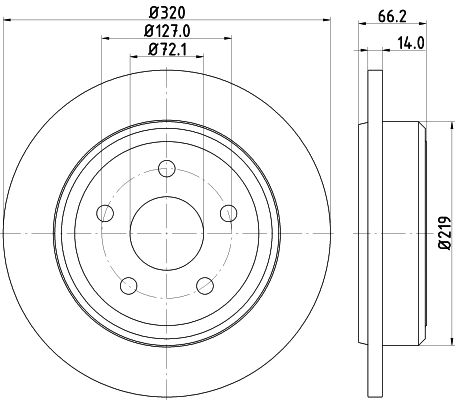 Brake Disc (8DD 355 115-501)