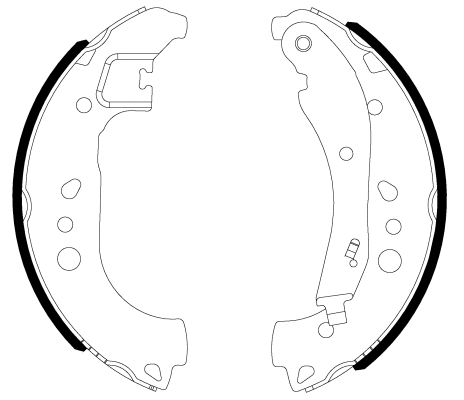 Brake Shoe Set (8DB 355 022-911)