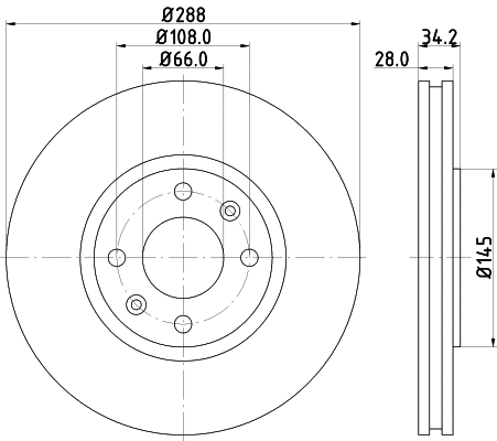 Brake Disc (8DD 355 107-841)