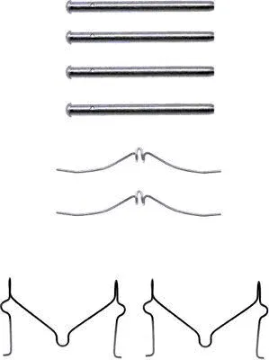 Accessory Kit, disc brake pad (8DZ 355 202-331)