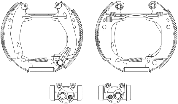 Brake Shoe Set (8DB 355 003-661)