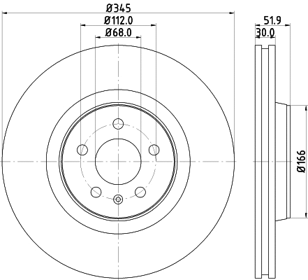 Brake Disc (8DD 355 117-181)
