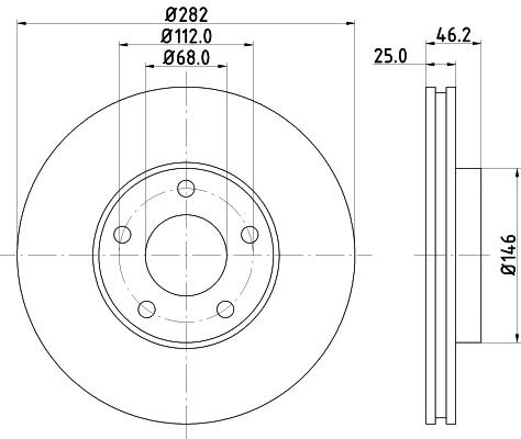 Brake Disc (8DD 355 105-551)