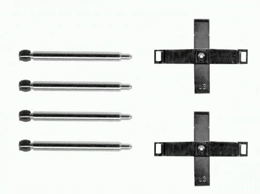 Accessory Kit, disc brake pad (8DZ 355 202-941)