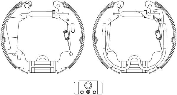 Brake Shoe Set (8DB 355 004-781)