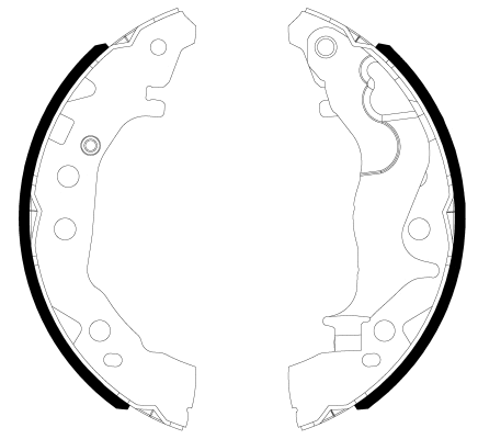 Brake Shoe Set (8DB 355 038-201)