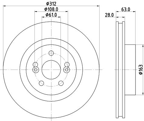 Brake Disc (8DD 355 123-911)