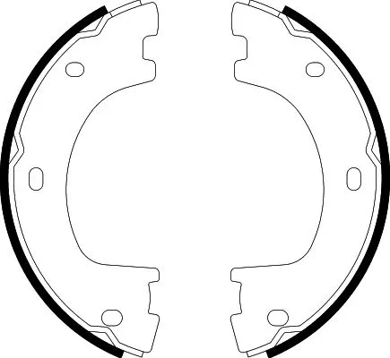 Brake Shoe Set, parking brake (8DA 355 050-071)