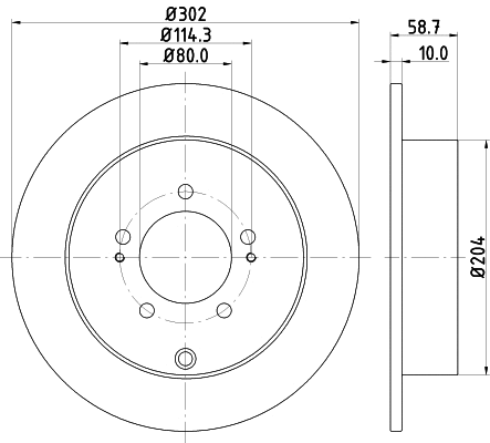 Brake Disc (8DD 355 119-061)