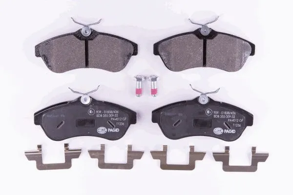 Brake Pad Set, disc brake (8DB 355 009-321)