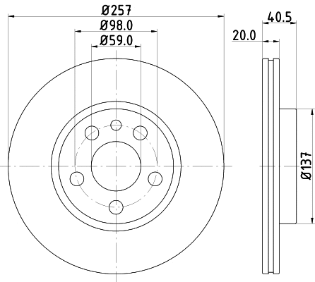 Brake Disc (8DD 355 105-621)