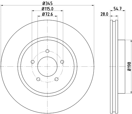 Brake Disc (8DD 355 128-961)
