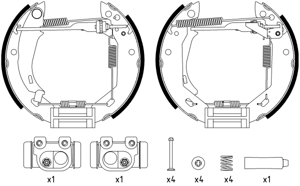 Brake Shoe Set (8DB 355 003-881)