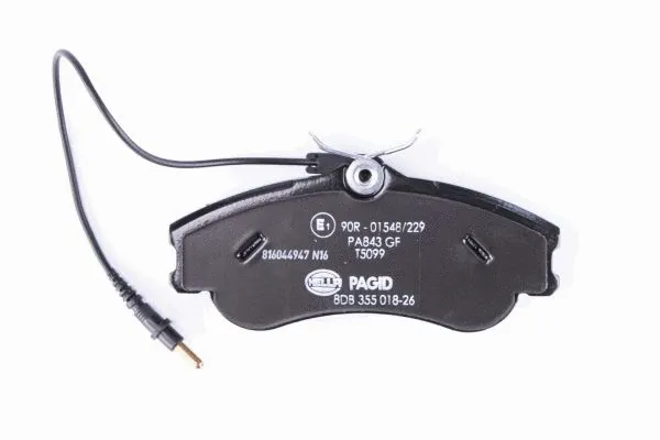 Brake Pad Set, disc brake (8DB 355 018-261)