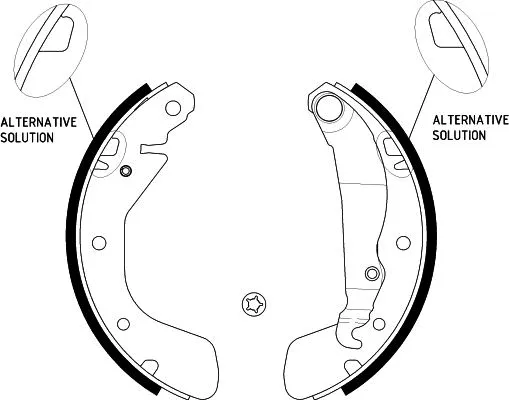 Brake Shoe Set (8DB 355 001-291)