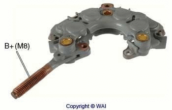 Rectifier, alternator (INR722P)