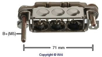 Rectifier, alternator (IMR7117)