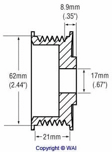 Belt Pulley, alternator