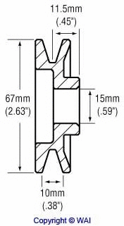 Belt Pulley, alternator